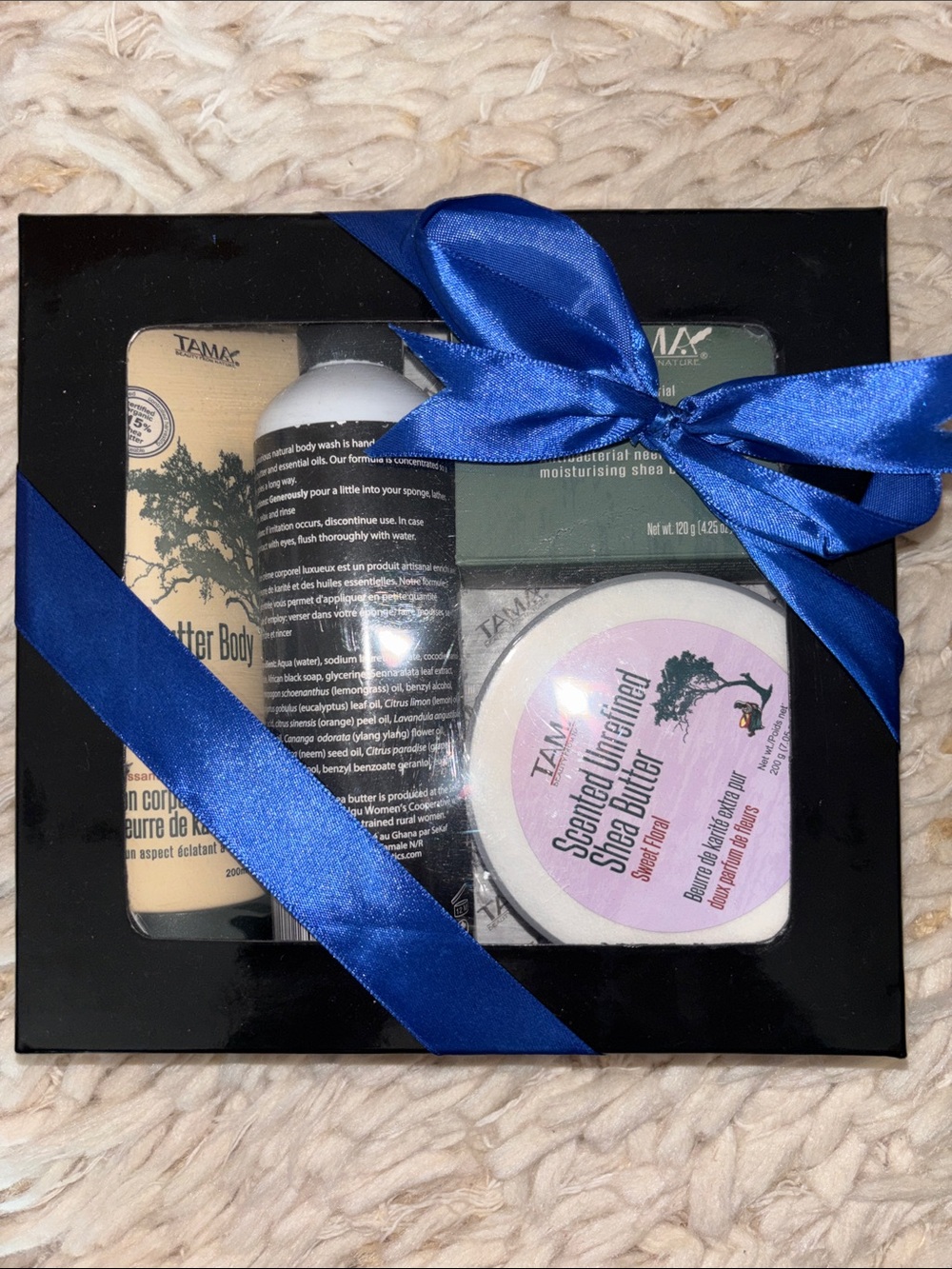 TAMA SPA GIFT SET BOXED Scented Shea Butter Body Gift Set